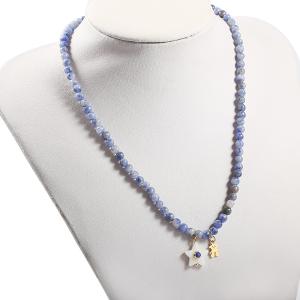 Buy cheap Star Pendant Gemstone Beaded Necklaces Pearl For Engagement Wedding from wholesalers