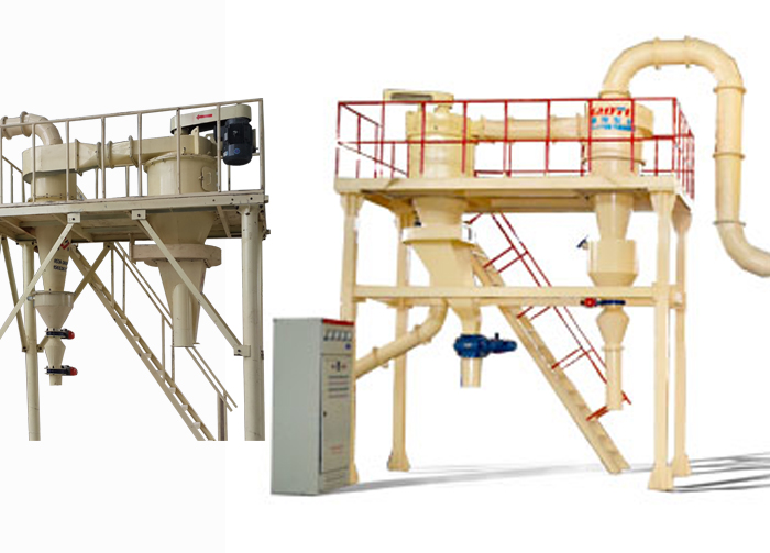 98% Capacity Industrial Fine Powder Cyclone Air Classifier Separator Equipment