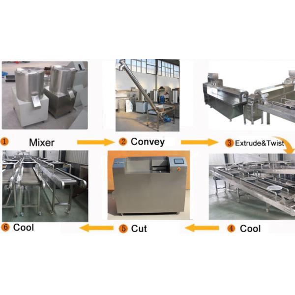 SS Material Automatic Dog Chew Bones Production Machine CE / ISO Certificated