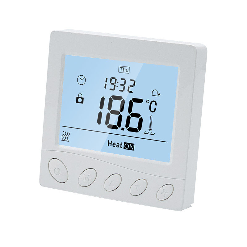 Glomarket LCD Thermostat Large Screen Tuya Digital Smart Room Programmable Air Thermostat High Quality Anti-Flammable
