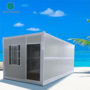 Quality Vacation Prefab Folding Container House Wind Resistant Seawater Corrosion Resistant wholesale