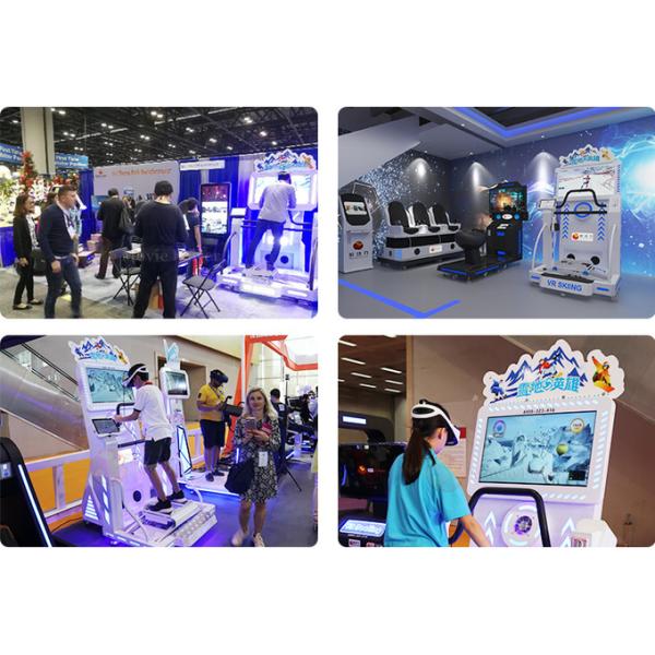 Coin Operated Virtual Reality Arcade Machine 9d Vr Ski Simulator For Commercial