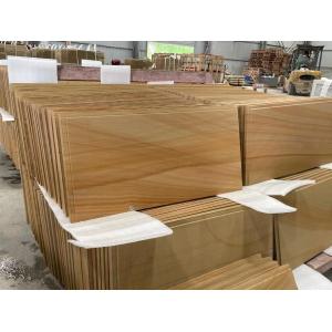 Quality 3cm Wood Veins Natural Sandstone Tiles wholesale