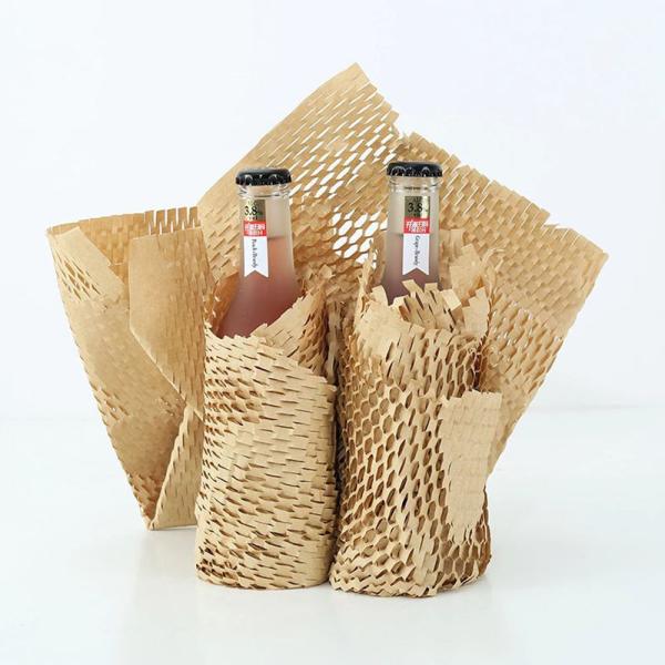 Degradable Recyclable Honeycomb Wrapping Paper Customized Size