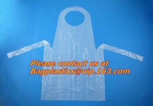 China pe disposable apron in kitchen household,chef disposable plastic aprons,Cheap price plastic disposable apron BAGEASE on sale