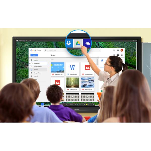 Movable Electronic Smart Digital Whiteboard Easy Using For Teaching Meeting