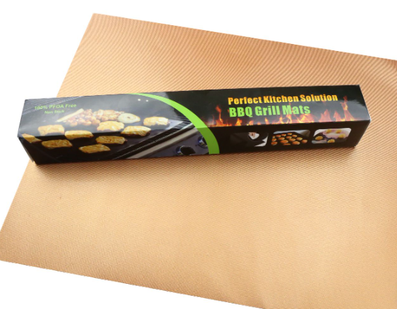 Fireproof Customized BBQ Cooking Grill Mat Easy To Clean Grill Mat No Reviews Yet
