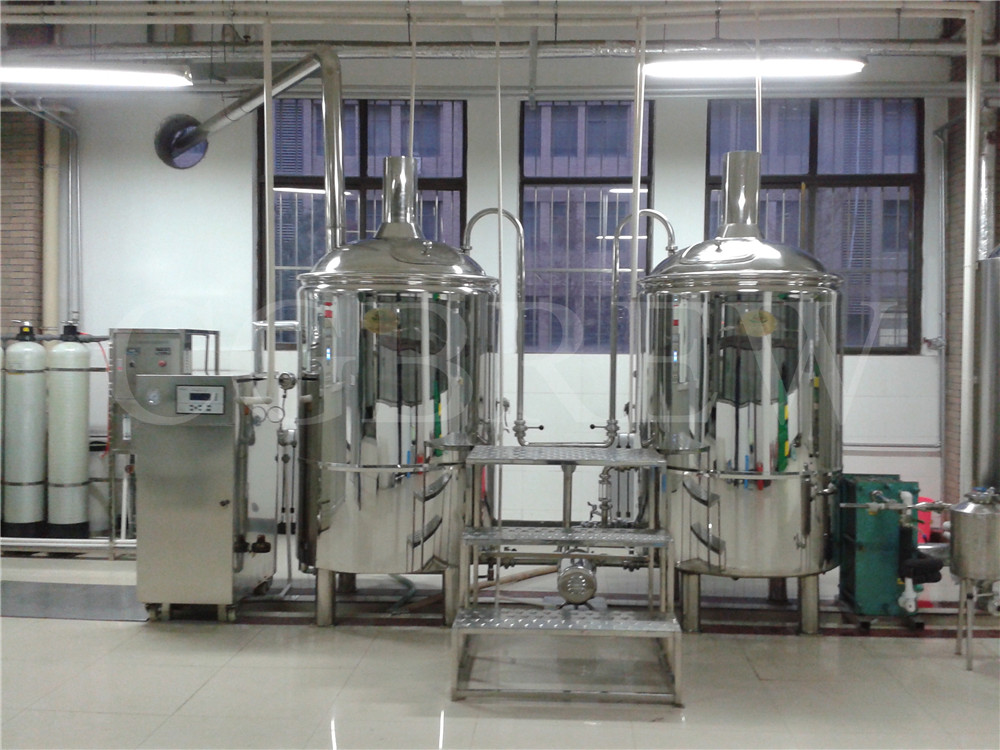 300L-500L stainless steel or red copper beer brewing systems for microbrewery CE and ISO approved