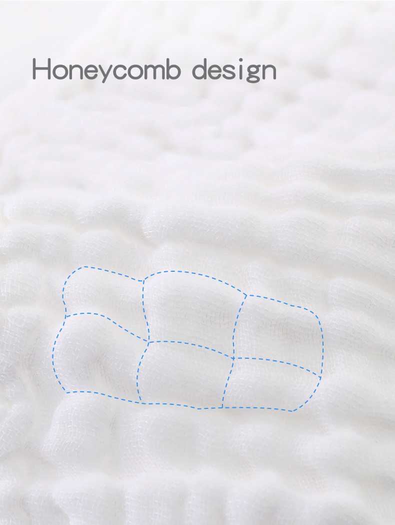 Relatively Loose 100% Modal Woven Gauze Fabric Three Layers Breathable