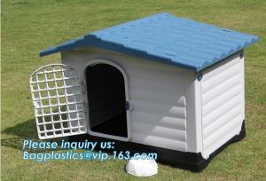 China Fashion big dog apartment cottage Extra Large Waterproof Indoor & Outdoor Pet Shelter Plastic Dog Kennel Pet House, bage on sale
