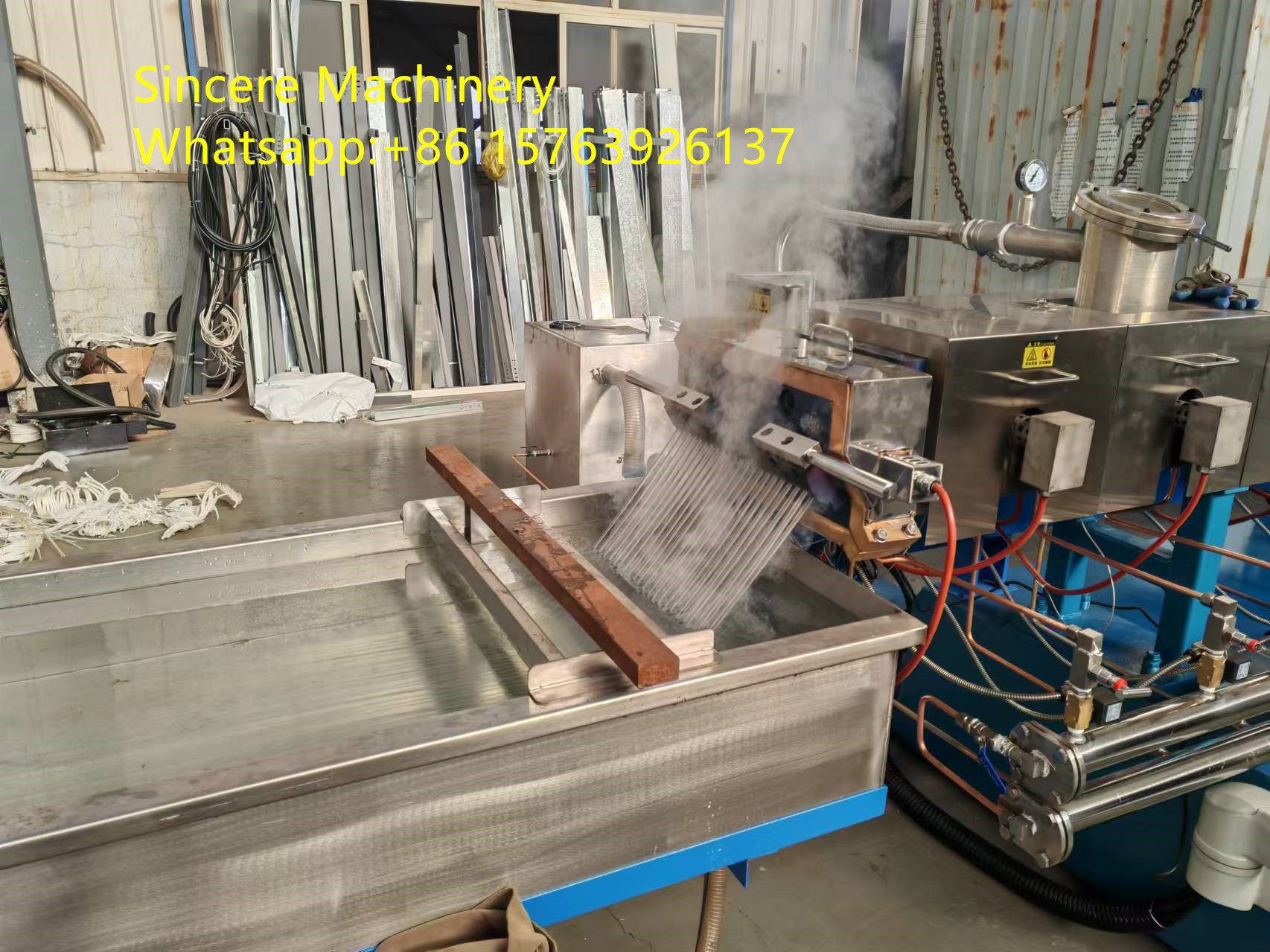 Fully Automatic pvc pelletizing line For Plastic Production