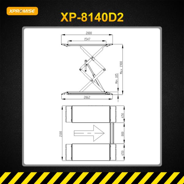 Hydraulic Scissor Car Lift Elevator Lift