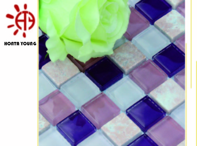 HTY - TC 300 300*300 Linear Wall Mosaic/Crystal Mosaic/Glass Mosaic/Stone Mosaic Tile