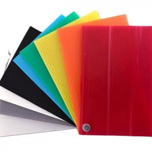 Pink PP Corrugated Sheet 600*400 Plastic Correx Board Customized