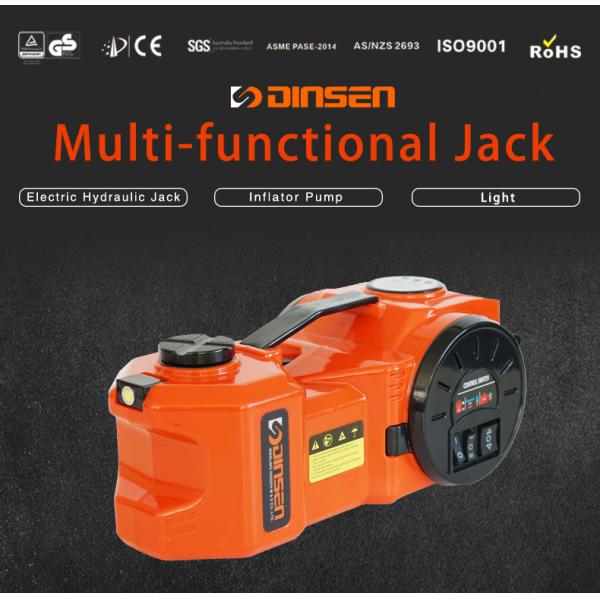 high quality 5 ton electric car jack with digital meter  and double cylinder for the pump