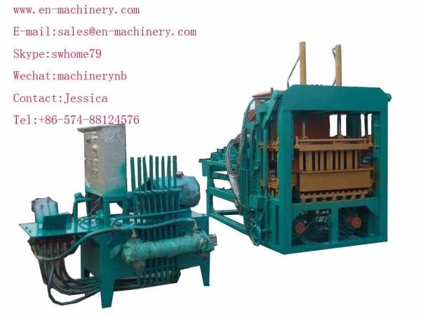 Cheap China hollow cement block making machine 4-15 Semi Auto Brick Making Machine for sale