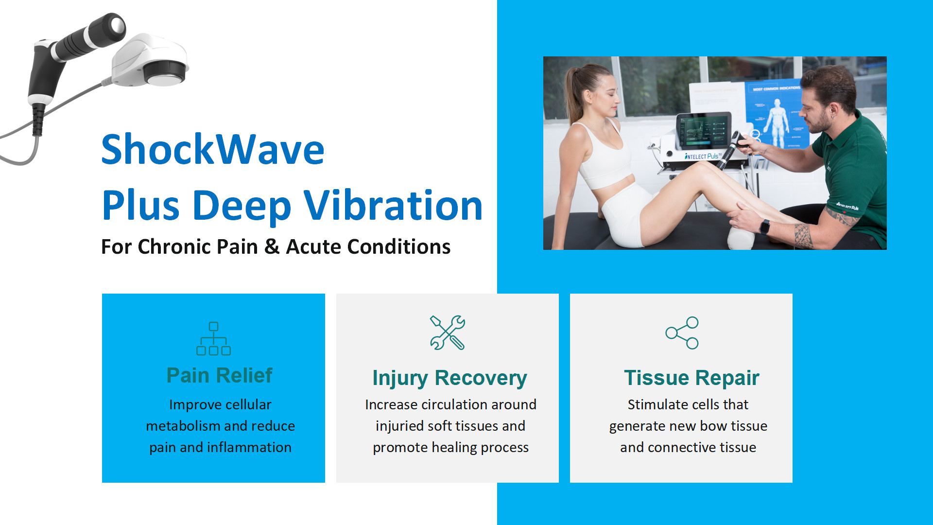 Physiotherapy Pneumatic Shock Wave Spine Muscle Relaxation Shockwave Therapy