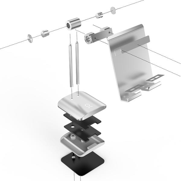 10inches Adjustable Foldable Phone Stand , 210g Mobile Holder Stand