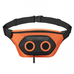 China Outdoor Adjustable Fanny Pack Waterproof Rechargeable With Bluetooth Speaker Stereoc on sale