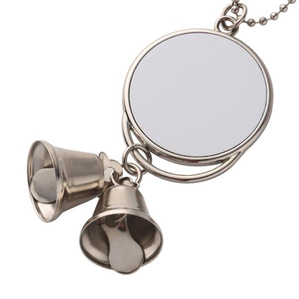 Custom Bell Pendant Christmas Day Gift Small Pendant Sublimation Metal Bell Ornament