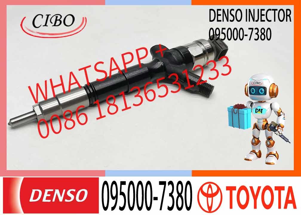common rail fuel injector 23670-30240 095000-7380 fuel injector For Toyota 2KD-FTV