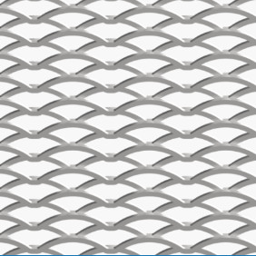 Customized Plain Weave Expanded Aluminum Mesh Cut To Length