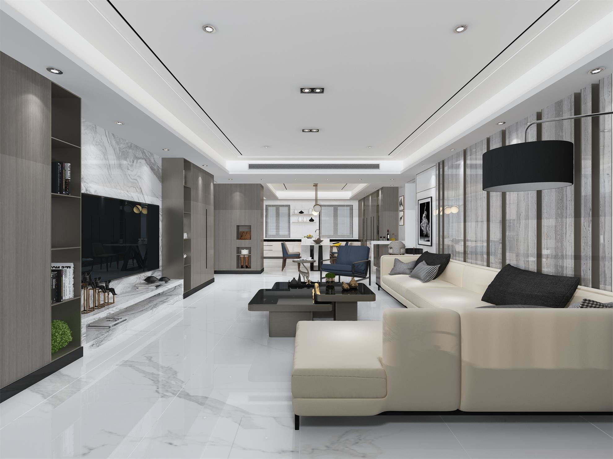 China Factory Wholesale Most Competitive 36"*72" High Quality Glazed Polished White Gloss Marble Floor Tiles