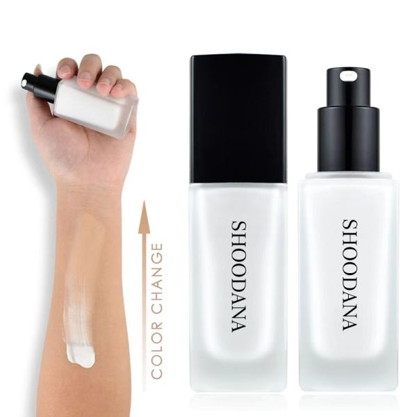 Self-Adjusting Color-Changing Waterproof Sunscreen Full Coverage Foundation with Long-Lasting Formula for All Skin Types