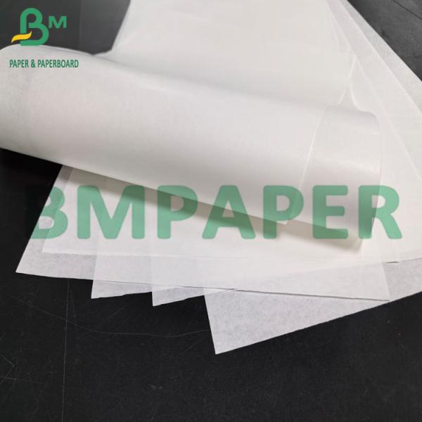 45g White Greaseproof Food Grade Waxed Wrapping Paper Burger Packing Paper