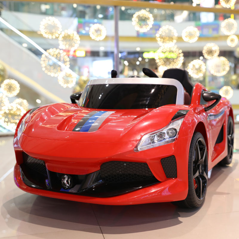Offers 12V Battery Two-door Children's Electric Ride On Toy Car for Kids Customizable