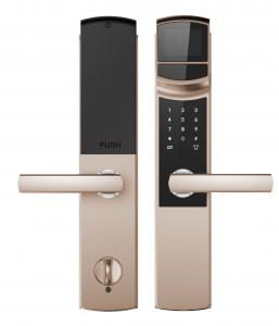Quality Stainless Steel Biometric Gate Lock With Emergency Key 1s Average Recognition Time wholesale