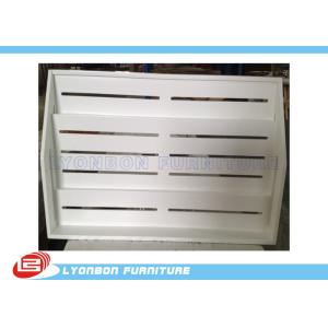 Quality Sugars / Cigarettes Wooden Display Stands White MDF Countertop Display Stand wholesale