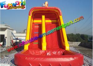 Quality Eco - Friendly Inflatable Cartoon Character Water Slide Water Pool Game For Fun wholesale