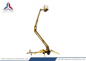 China 8m Platform Height Towable Articulated Boom Lift with Diesel Power on sale