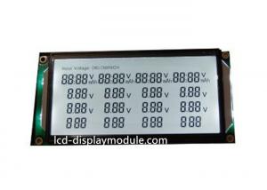 China Three Lines Series TN LCD Panel Screen 52 Digits Monochrome Segment White LED on sale