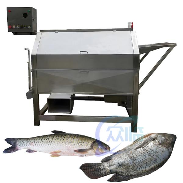 Fish descaling, laparotomy, viscera cleaning processing equipment Fish descaling