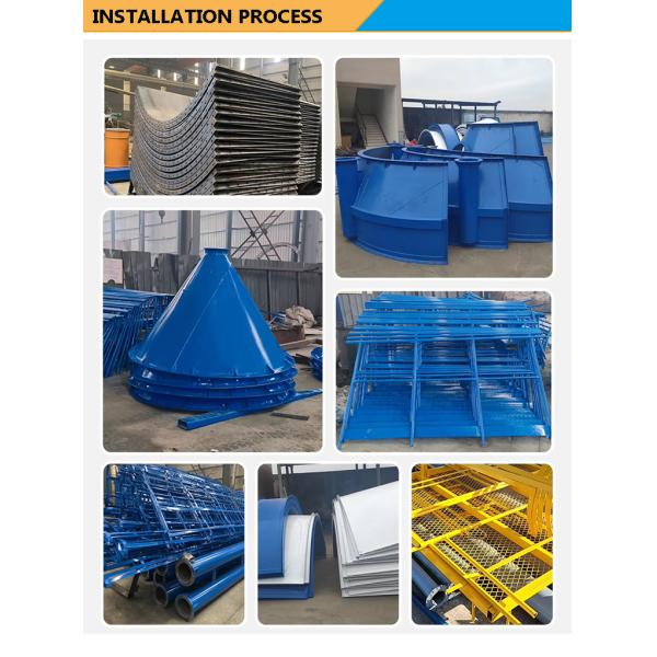 Screw Mixer Type Feed Hopper Bins Vertical Cement Silo Dry Powder Mortar Silo White