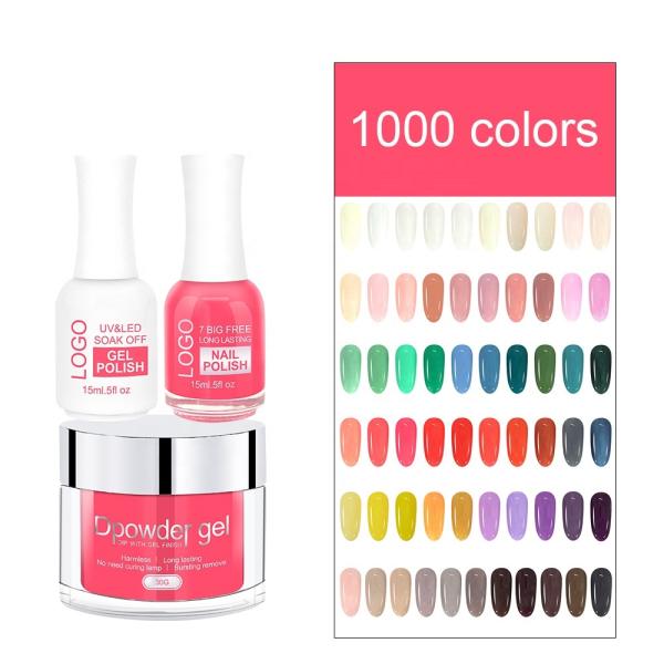 High Quality Nail Gel Polish Professional Wholesale OEM Bottle 3 In1 Soak Off Gel Polish Set Private Label
