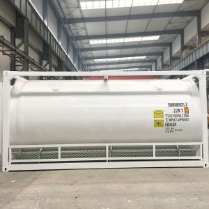Quality iso tank container 20ft for transporting oxygen, nitrogen, argon, co2, lng on sea wholesale