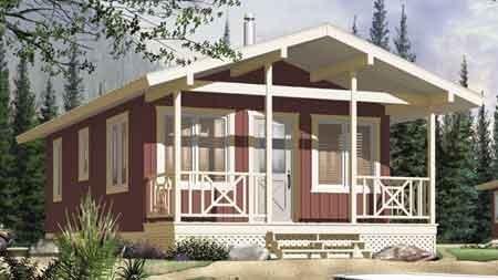 Cheap Long Life Prefab Bungalow Homes , Affordable Prefabricated light steel  Homes For Living for sale