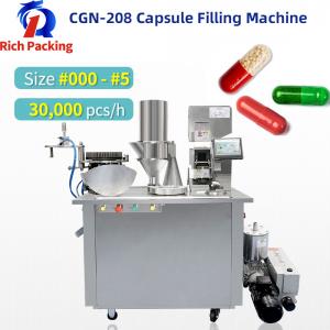 China PLC Contol Hard Gelatin Semi Automatic Capsule Filling Machine on sale