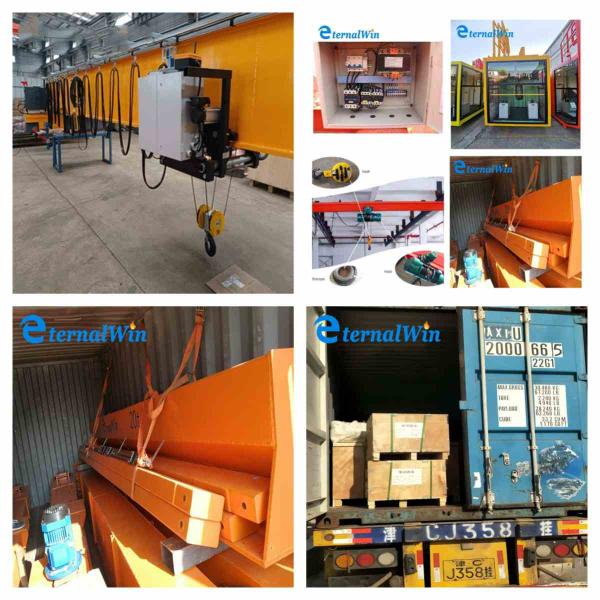 Europe Travelling Electromagnetic Overhead Crane Double Beam Bridge Crane 32T 50T
