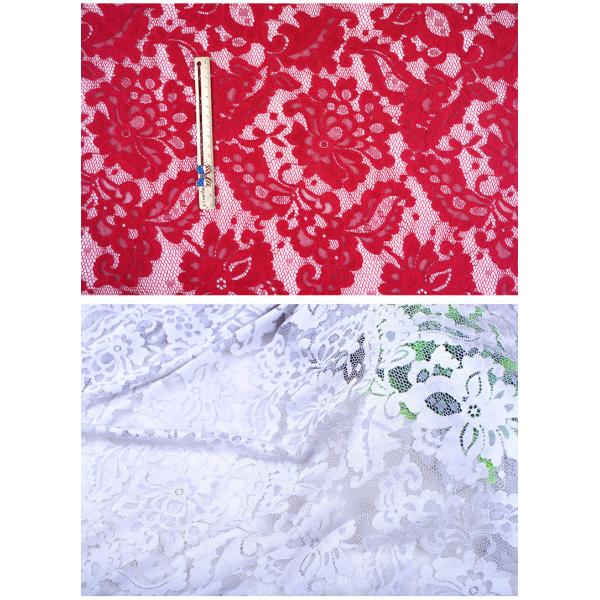 2017 Hot Sale Garment Accessories Strech French Lace Fabric with Different Color-