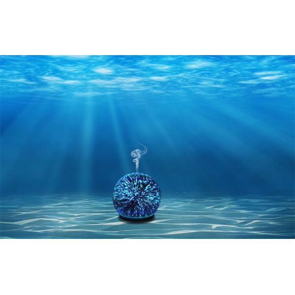 Hot 3D glass ball shape aroma diffuser,LED color changing diffuseing mister,essential oil diffuser