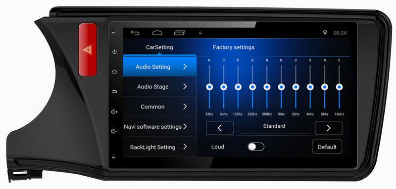 Ouchuangbo car 1080P video stereo for Honda City 2015 with wifi DVR Bluetooth music android 8.1 system