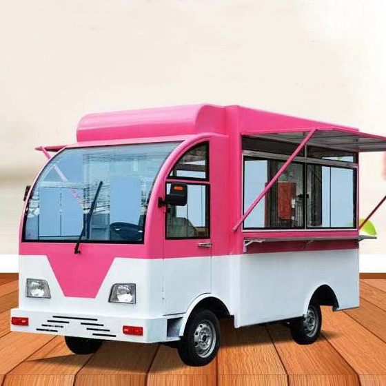 Multifunctional Mobile Square Style Fast Food Snack Trailer for Meat Processing Plants