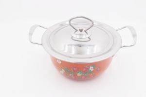 Quality 6pcs Outdoor cookware set stainless steel casserole cooking pot non stick saucepan wholesale