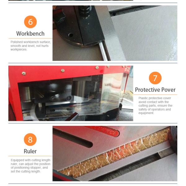 90 Degree Sheet Metal Corner Notcher Hydraulic Variable Angle Corner Notcher