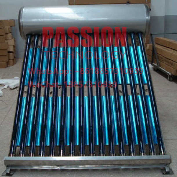 300L Compact Non Pressure Solar Water Heater Vacuum Tube Solar Collector
