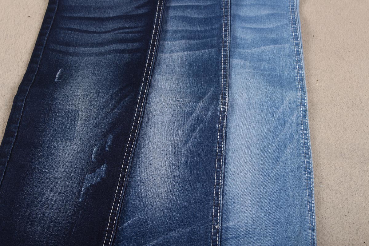 9.6OZ Stretchable Denim Fabric For Women Dark Blue Color